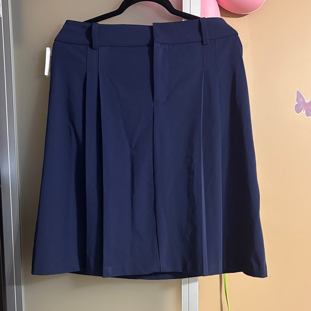 BNWT Aritizia Sunday Best Navy Blue Women's Skirt - Rider Midi